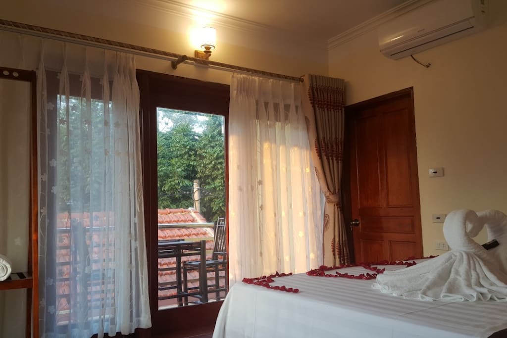 double room with balcony