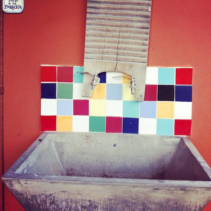 Bacha en la galería