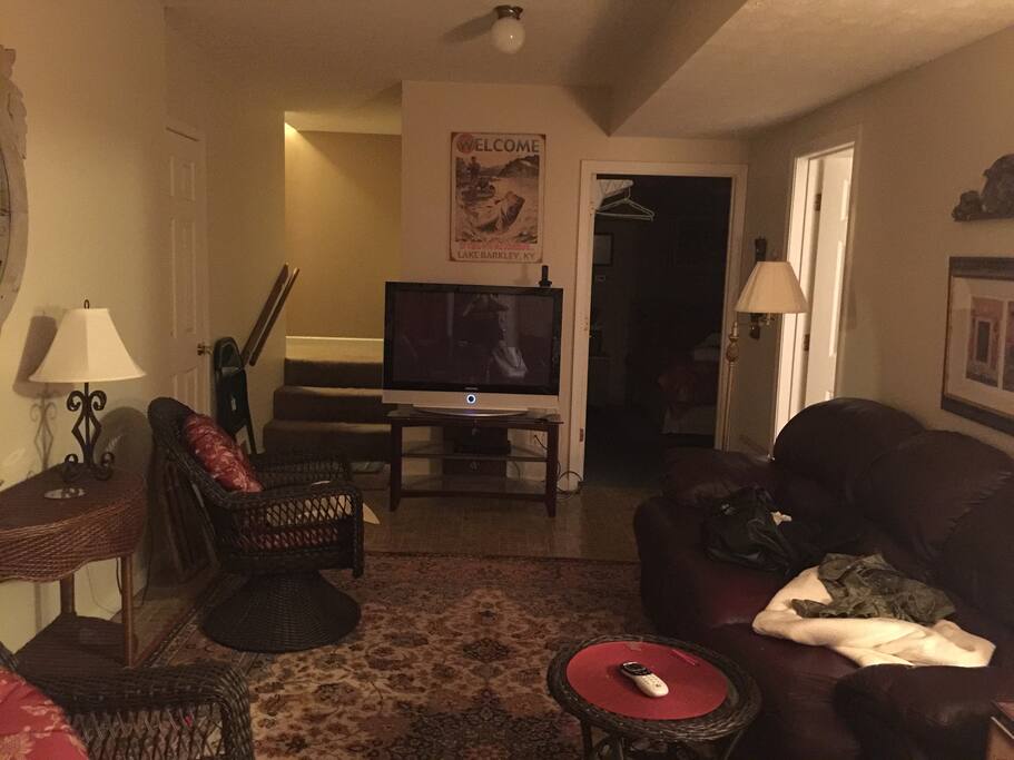 This is the downstairs living area