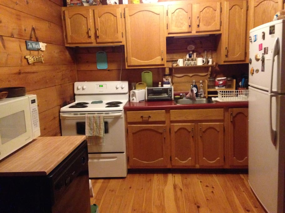Compact kitchen but fully equipped