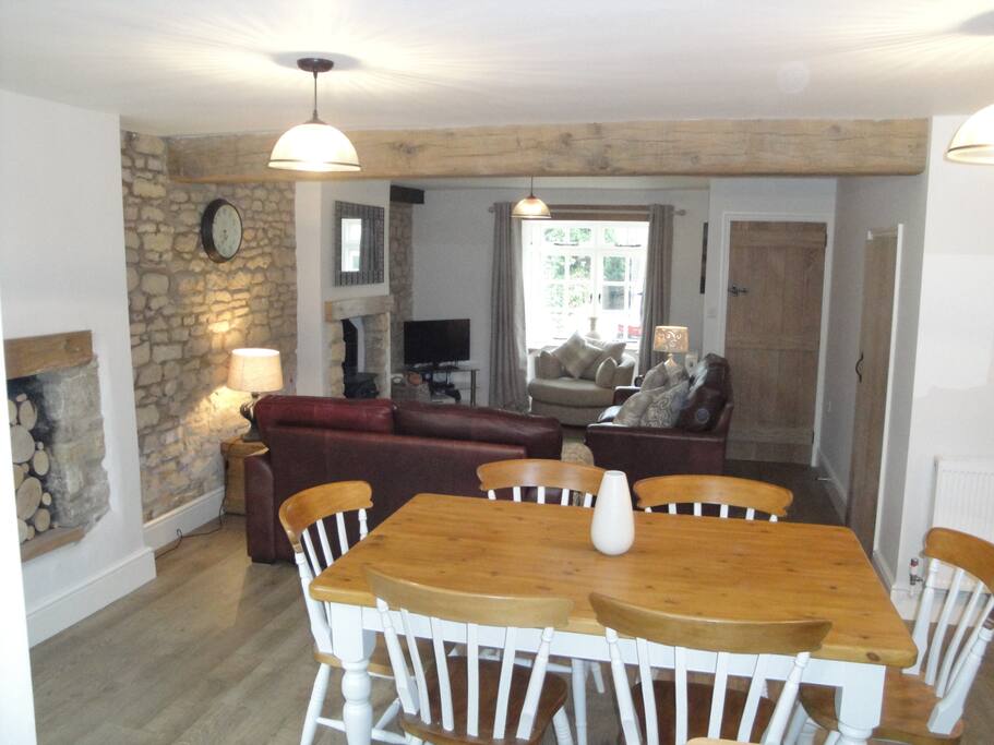 Spacious and Comfortable Open Plan Lounge and Dining Area