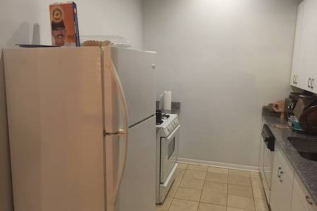 Kitchen open to guest use