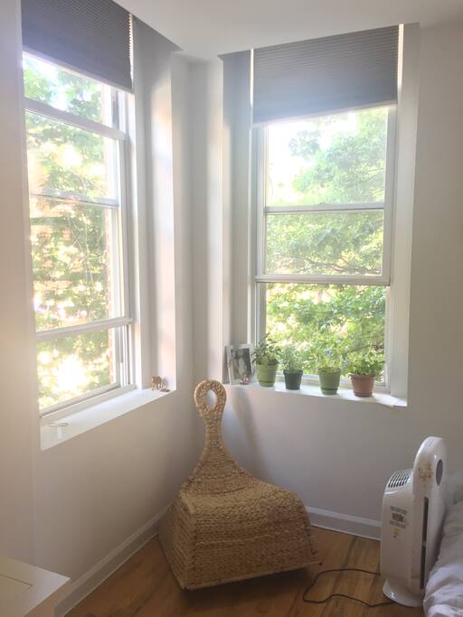 Relaxing rocking chair for reading, eating, chilling by the window