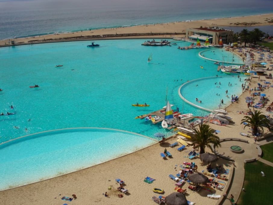 Swimming pools and seaside San Alfonso Del Mar