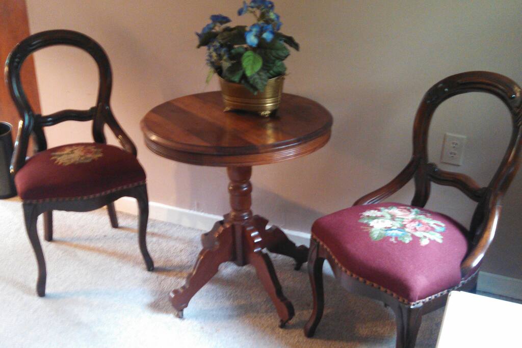Lovely small dining area