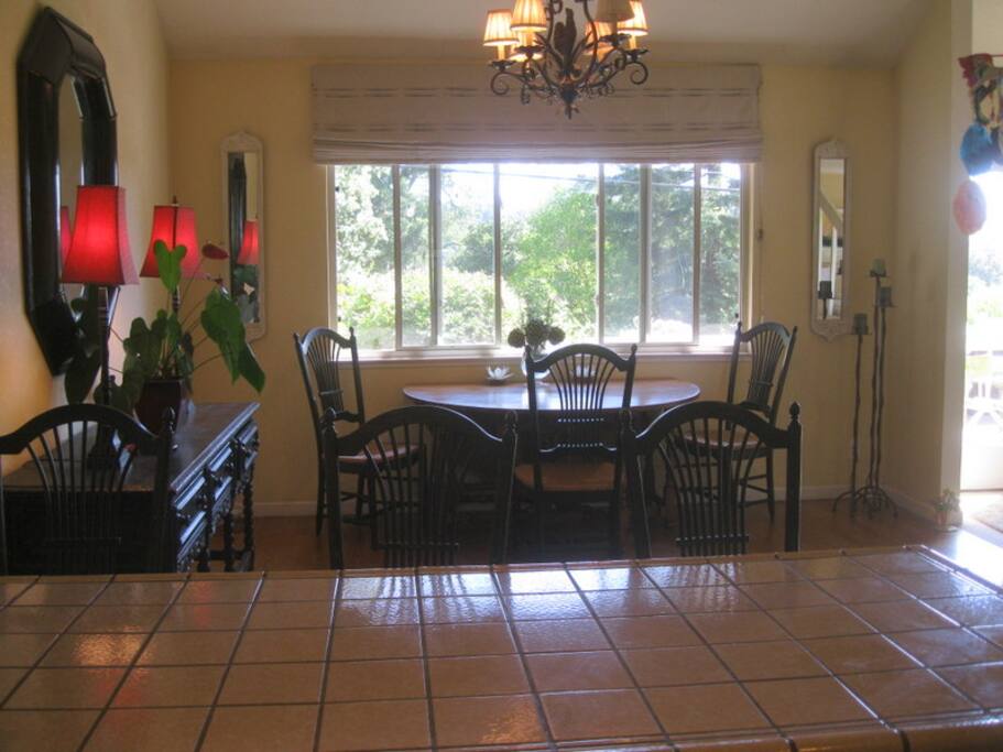 view from kitchen,