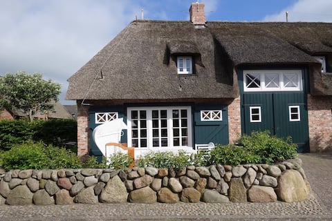 Historical cottage under thatch
