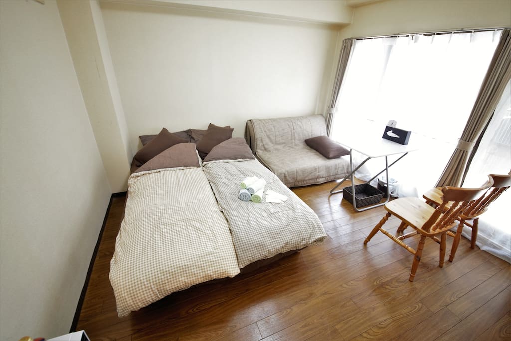 Master bed for 2 Adult.