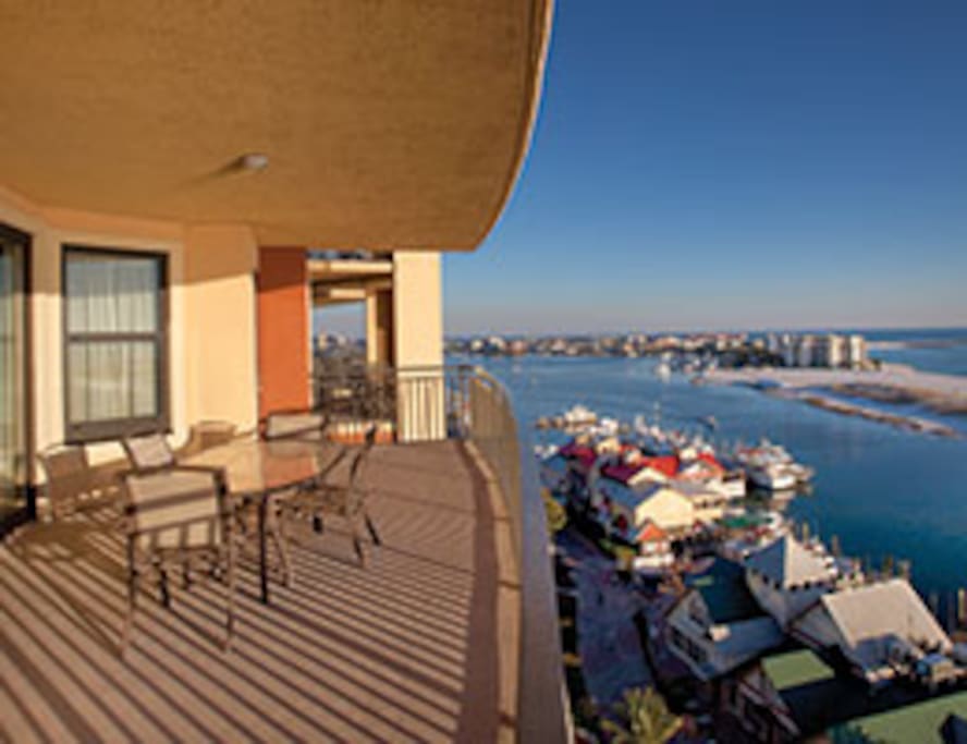 View from the balcony
