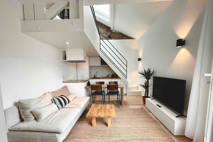 Duplex Loft Industriel, Puces De St Ouen, Au Calme - Saint-Ouen
