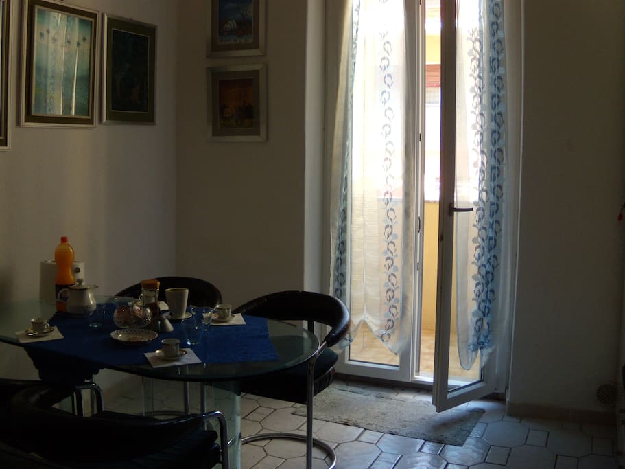 La zona pranzo