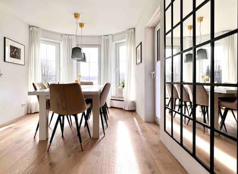 Erfolgreiche Airbnb-Immobilie: Luxury vacation home Erzgebirge in a secluded location in Altenberg