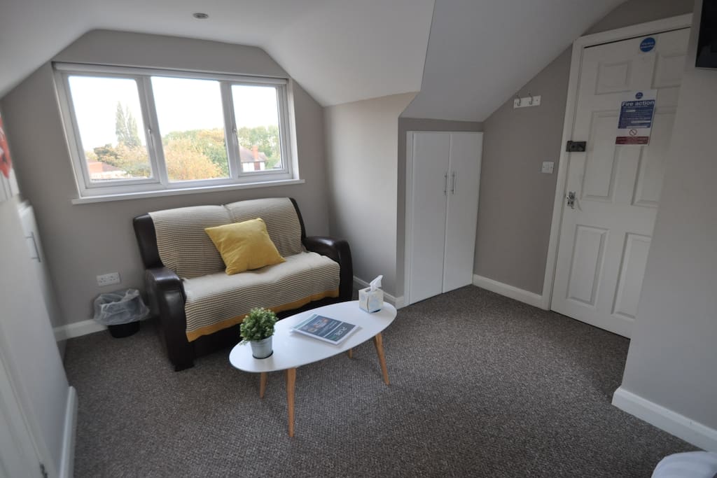Lounge area of bedroom