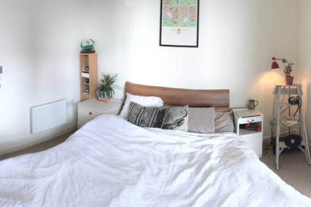 Double bedroom with large window