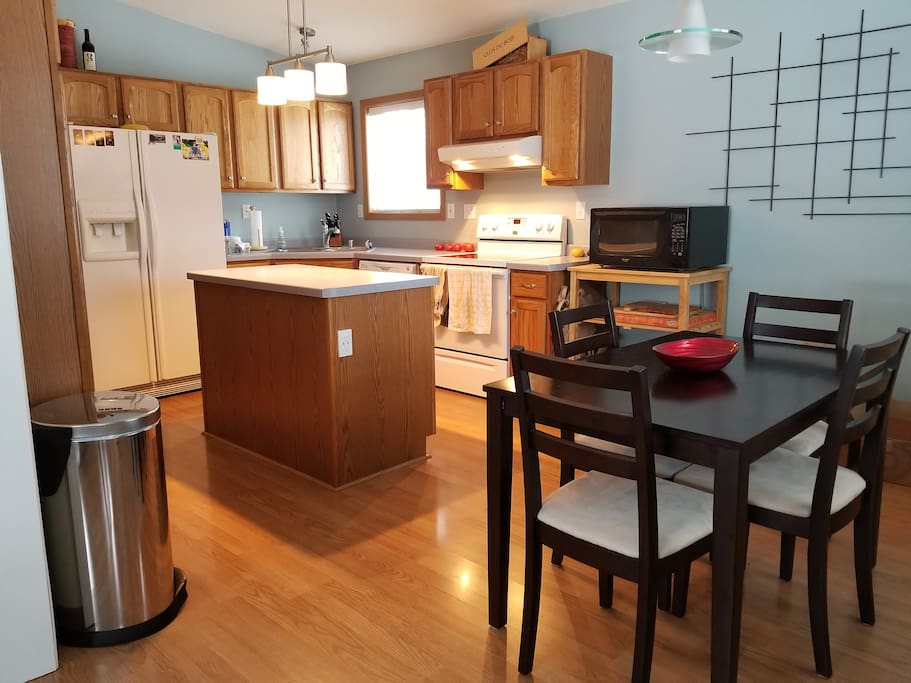 Kitchen and dining room