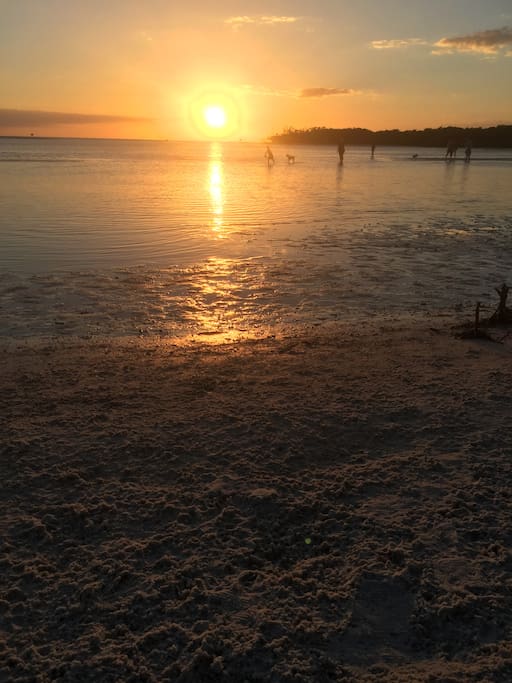 Sunset at the beach
