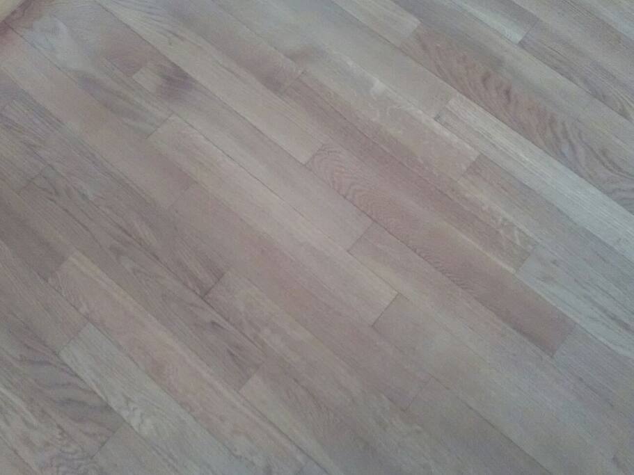 bedroom and living room wooden floor