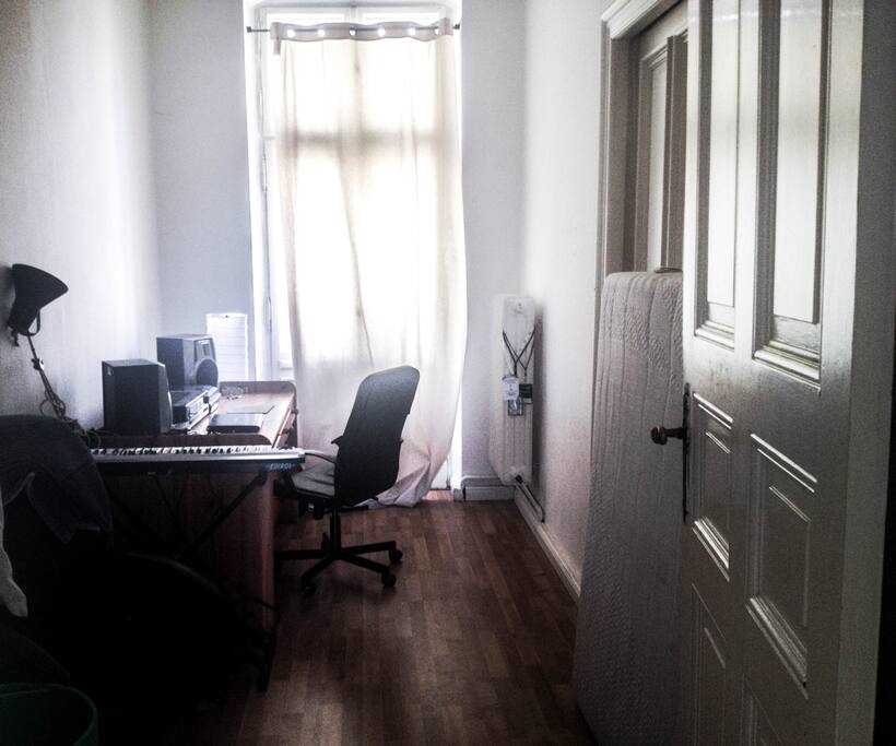 working space with balcony