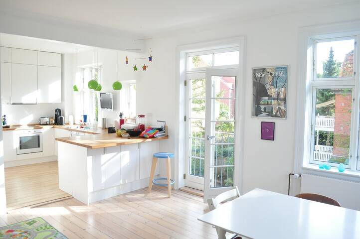 Large sunny apt with garden in city gallery image 2