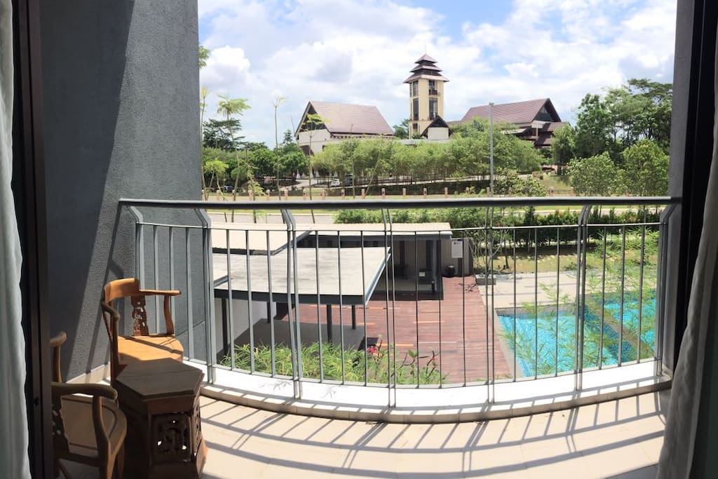 Balcony view from Living Room