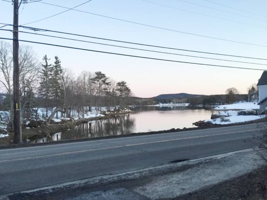 View of Somes Sound across the street