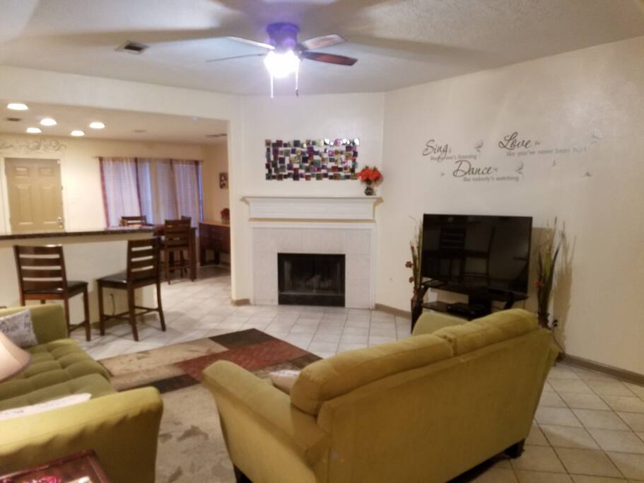 Open floor plan