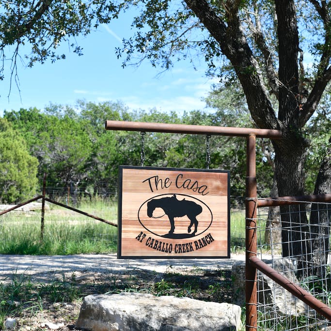 A private gate to your 2 acre fenced getaway.