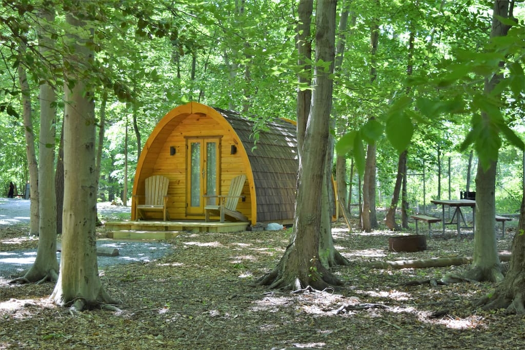 Rustic Glamping Pod (Inside Our Family Campground)