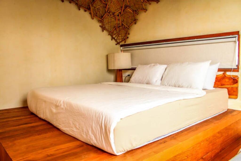 Cushy and comfortable bed