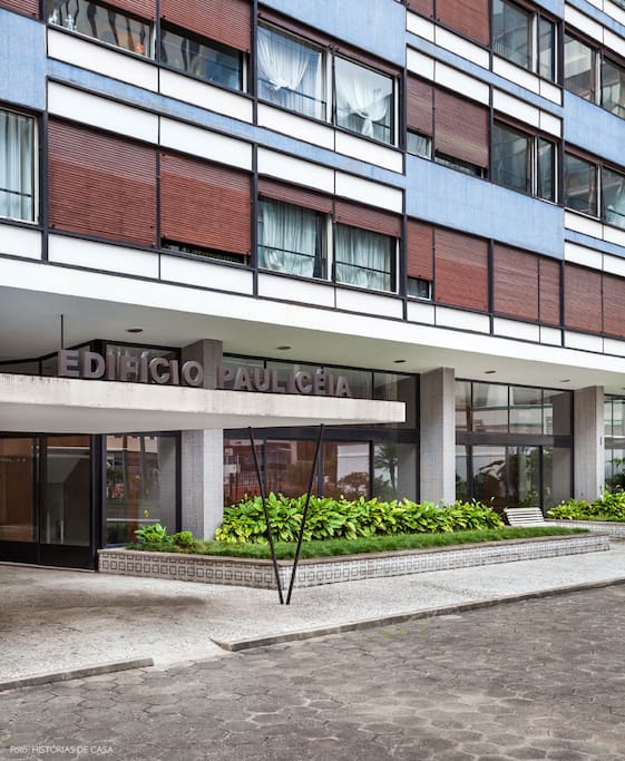 Fachada do Condomínio Edifício Paulicéia