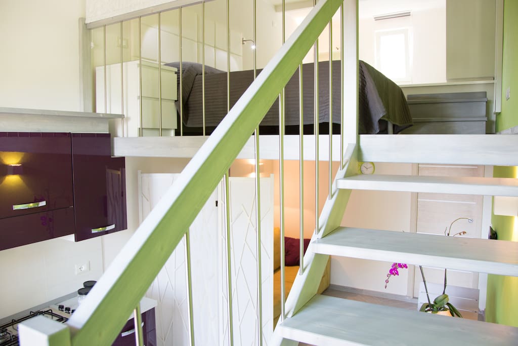 Mini Loft Design Beach Front Apartments for Rent in Pescara