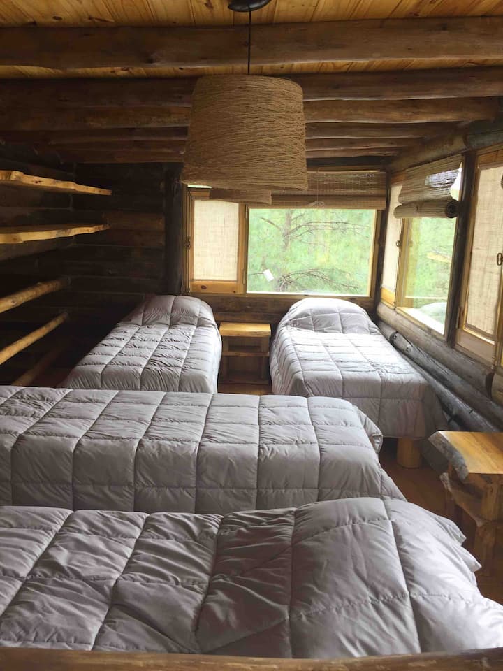 Kati ya sakafu, starehe na faragha Ukiwa na mwonekano mzuri wa msitu