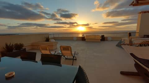 Plage des Nations 1st raw, Sea view from all rooms