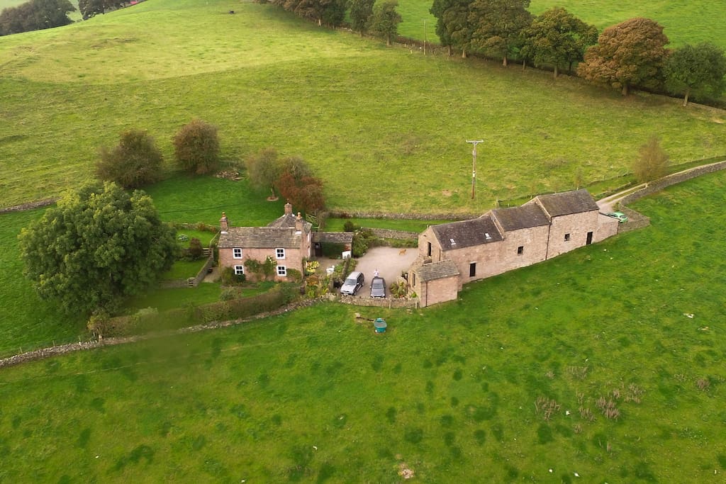 Aerial view of Bartomley Farm