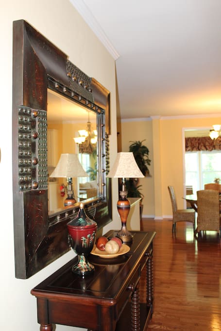 Hallway leading to breakfast nook!