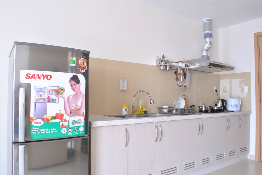 Nice kitchen corner with full equipment