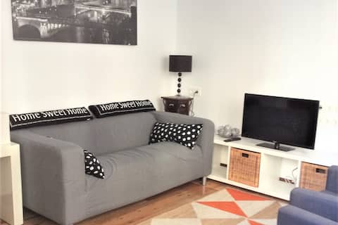 Apartment in the Kursaal and Playa de la Zurriola