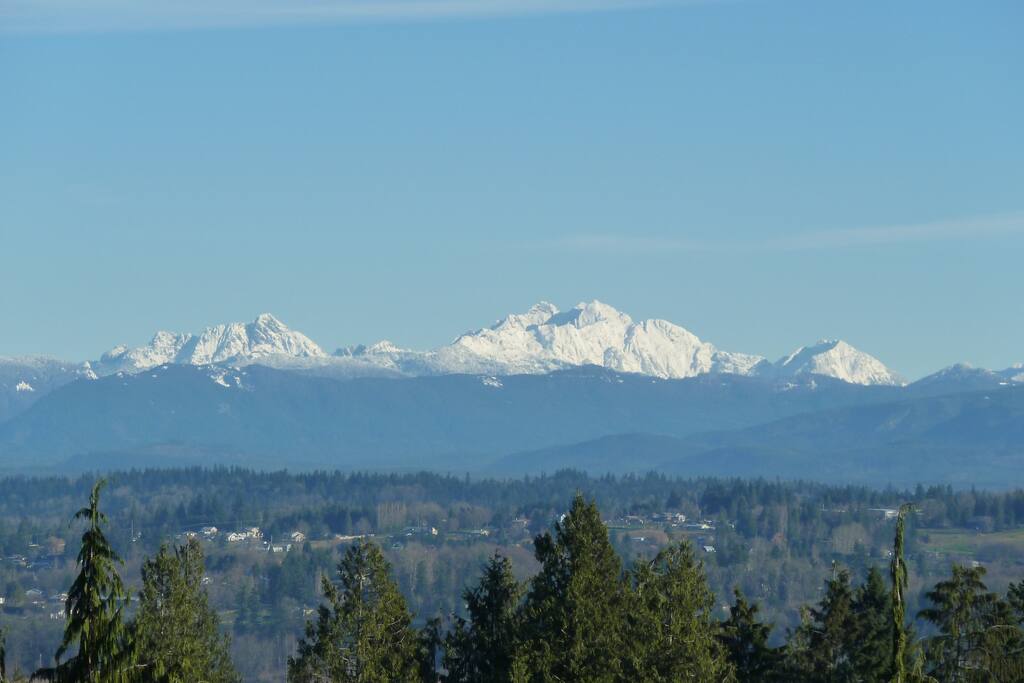 View from back of house on a clear day