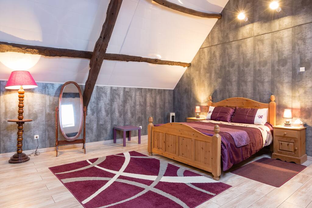 king bedroom on the first floor.