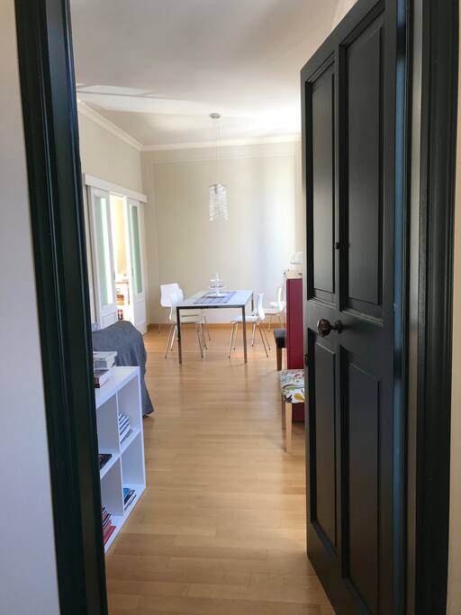 Front Door and Living Room