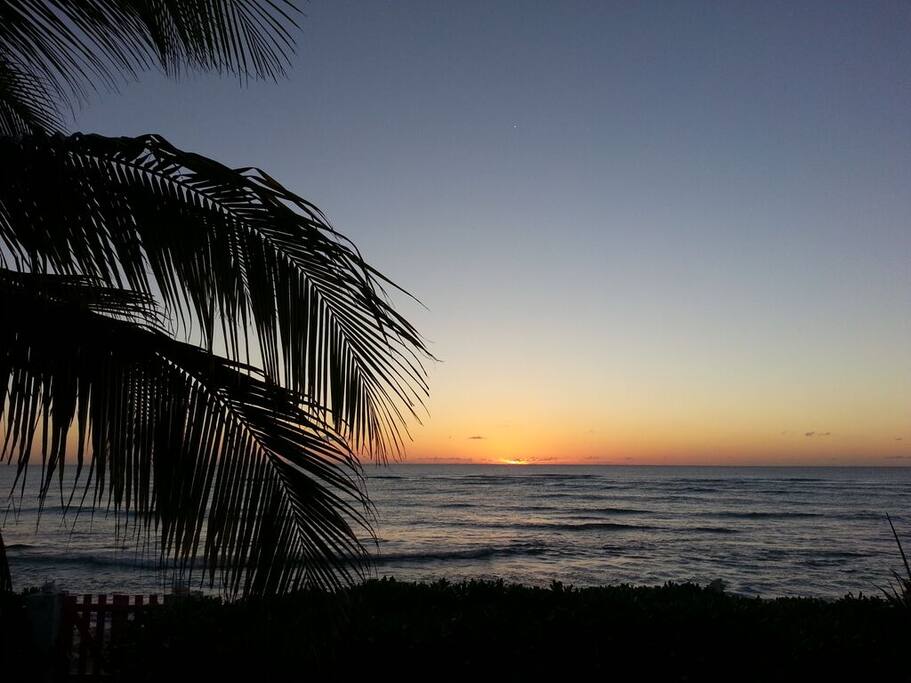 Typical sunset