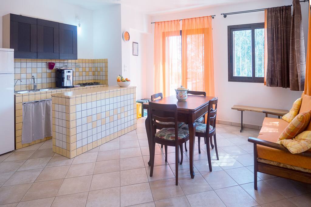 cucina e sala pranzo