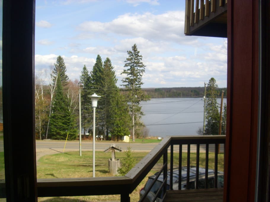 Front deck view