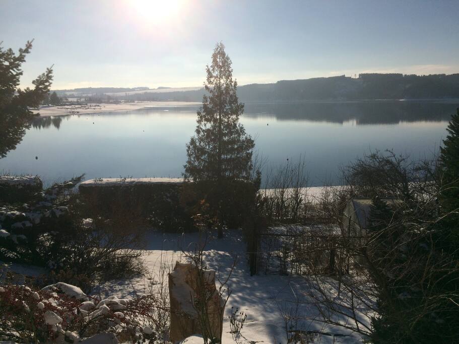 Blick auf den See.