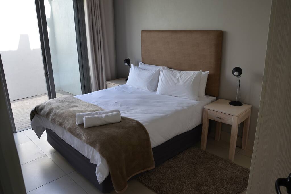 Bedroom with private garden