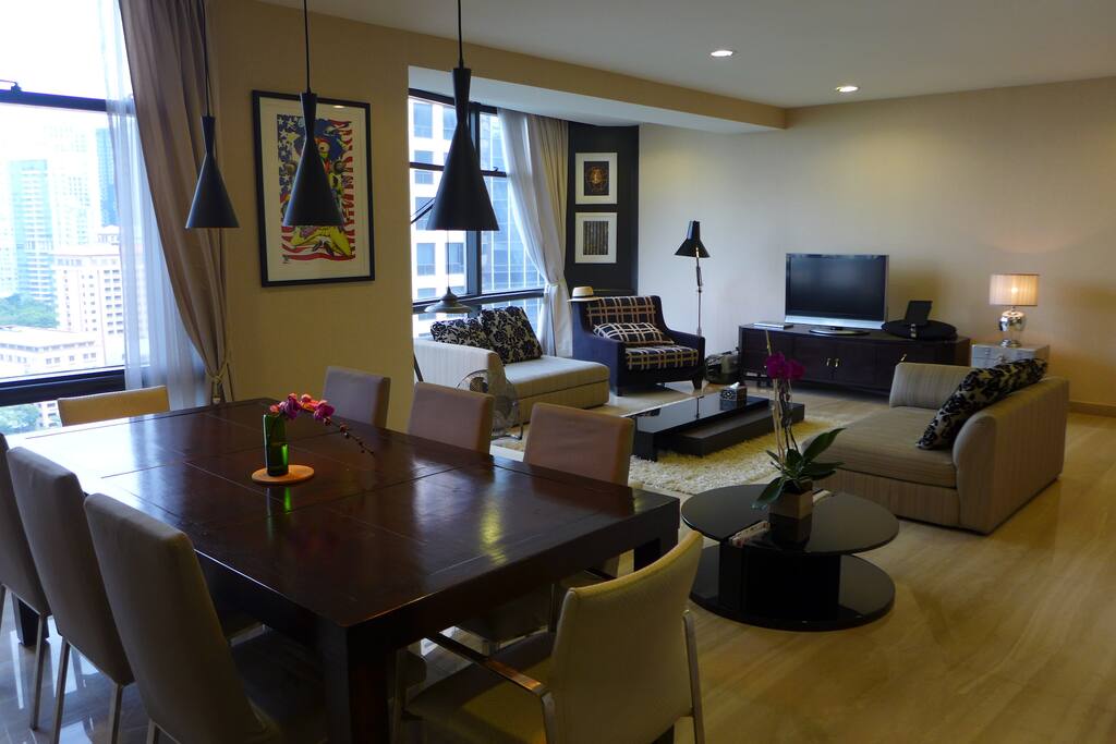 Open plan dining