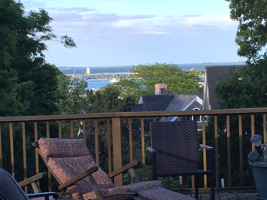 View from upstairs deck.