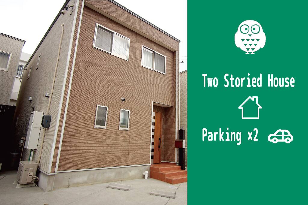 Two storied house. free parkinng space for two cars