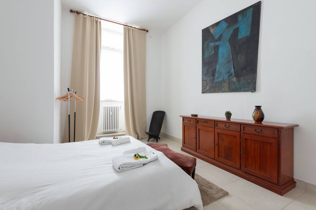 Double room 1 - the largest, directly overlooking the square