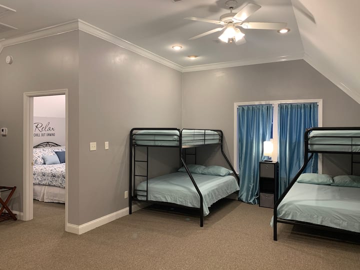 Bedroom 2 - Open Loft 
2 bunk beds - twin over full beds 